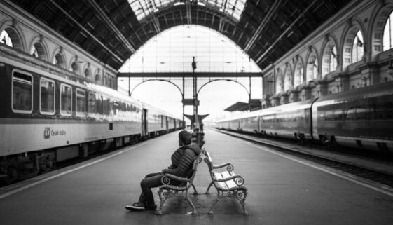 train station adult wait waiting 1868256